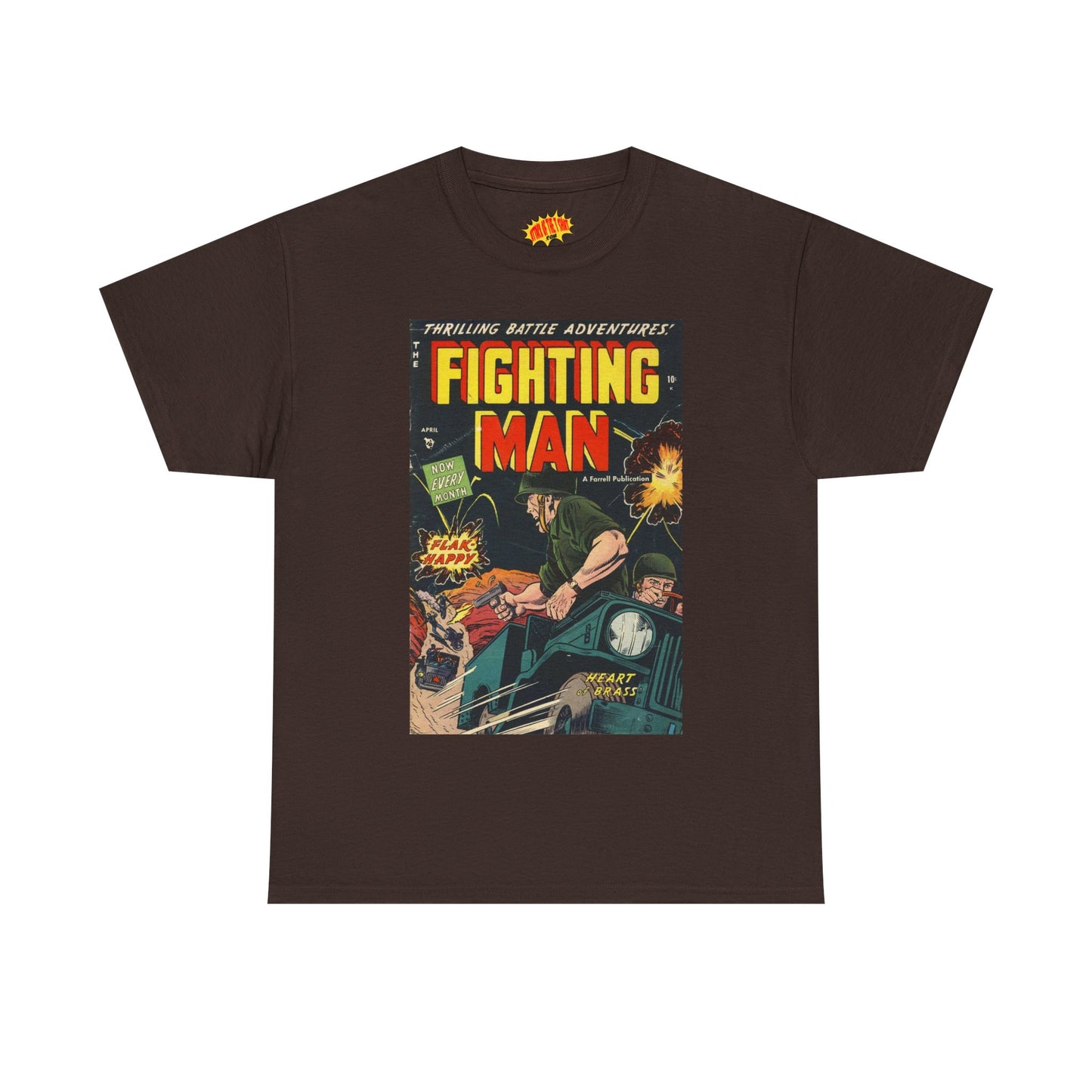The Fighting Man April Comic Tee Shirt *Multiple Colors*