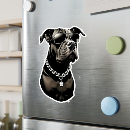 Dog with Sunglasses Durable Vinyl Decal Sticker