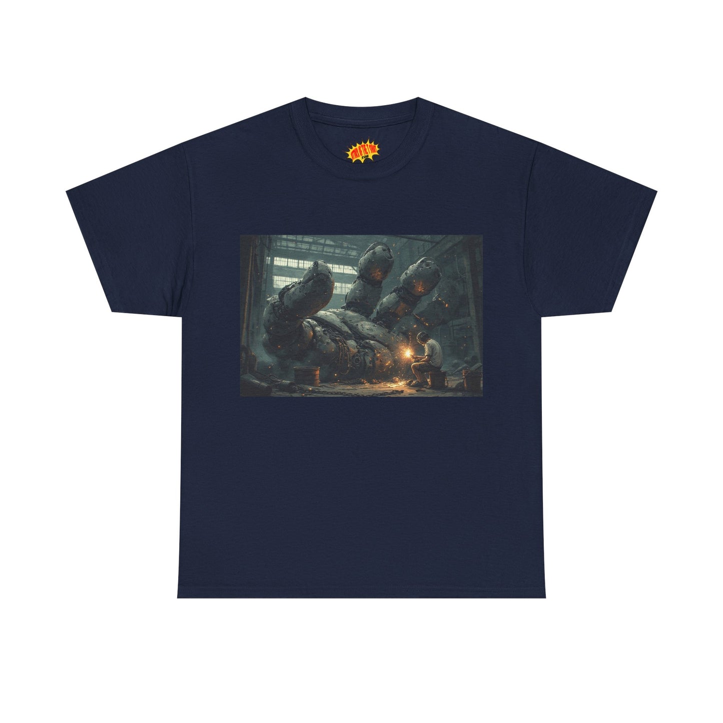 Anime Robot Hand w/Welder Scene T-Shirt *Multiple Colors*