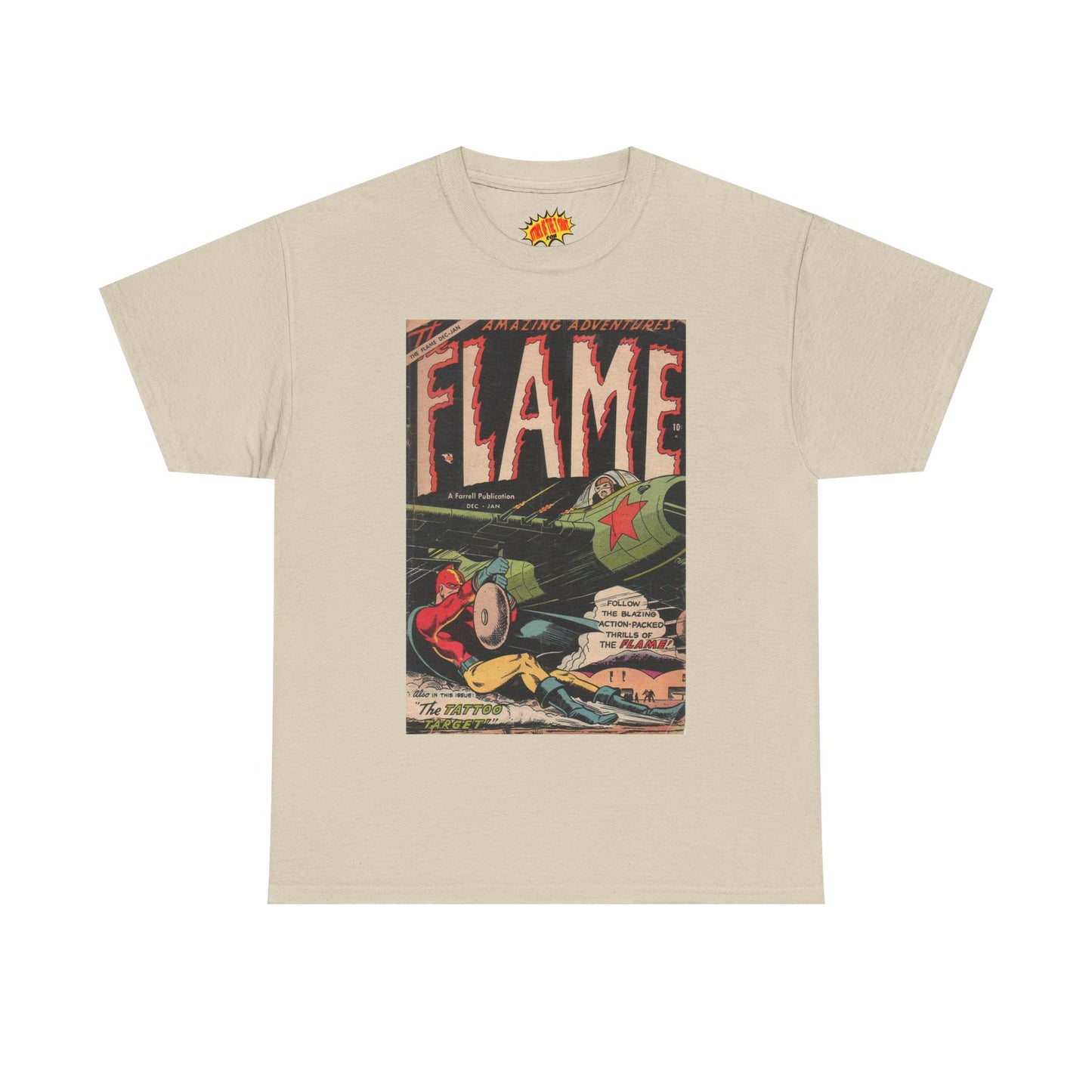 The Flame December - January Comic Tee Shirt *Multiple Colors*