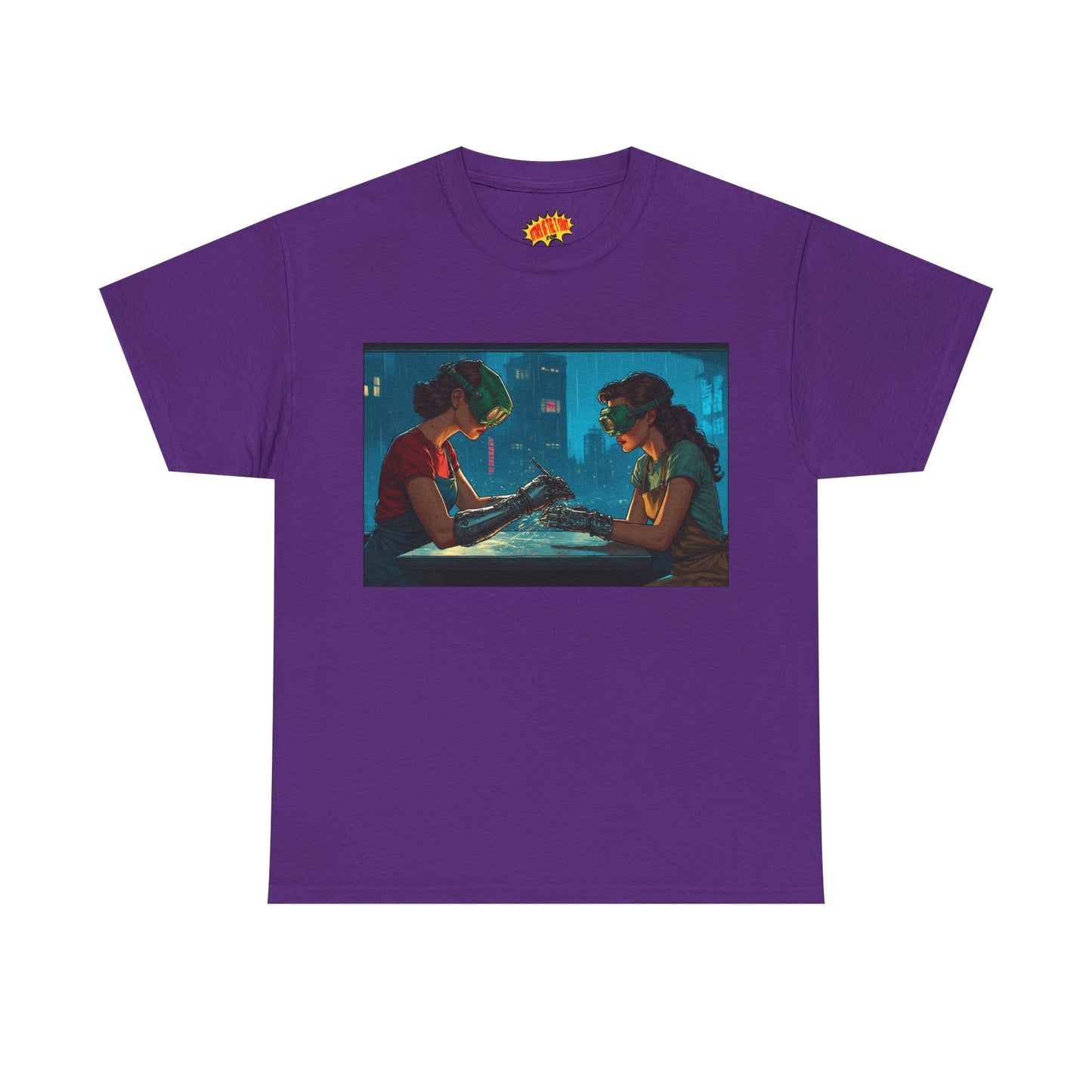 Cyberpunk Cyborg Hand Repair Scene T-Shirt *Multiple Colors*