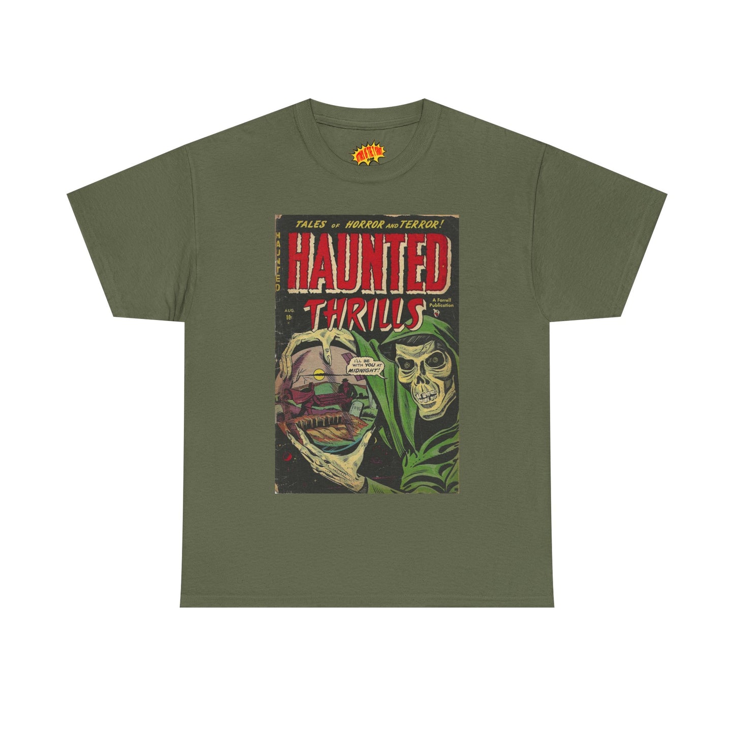 Haunted Thrills August Comic Tee Shirt *Multiple Colors*