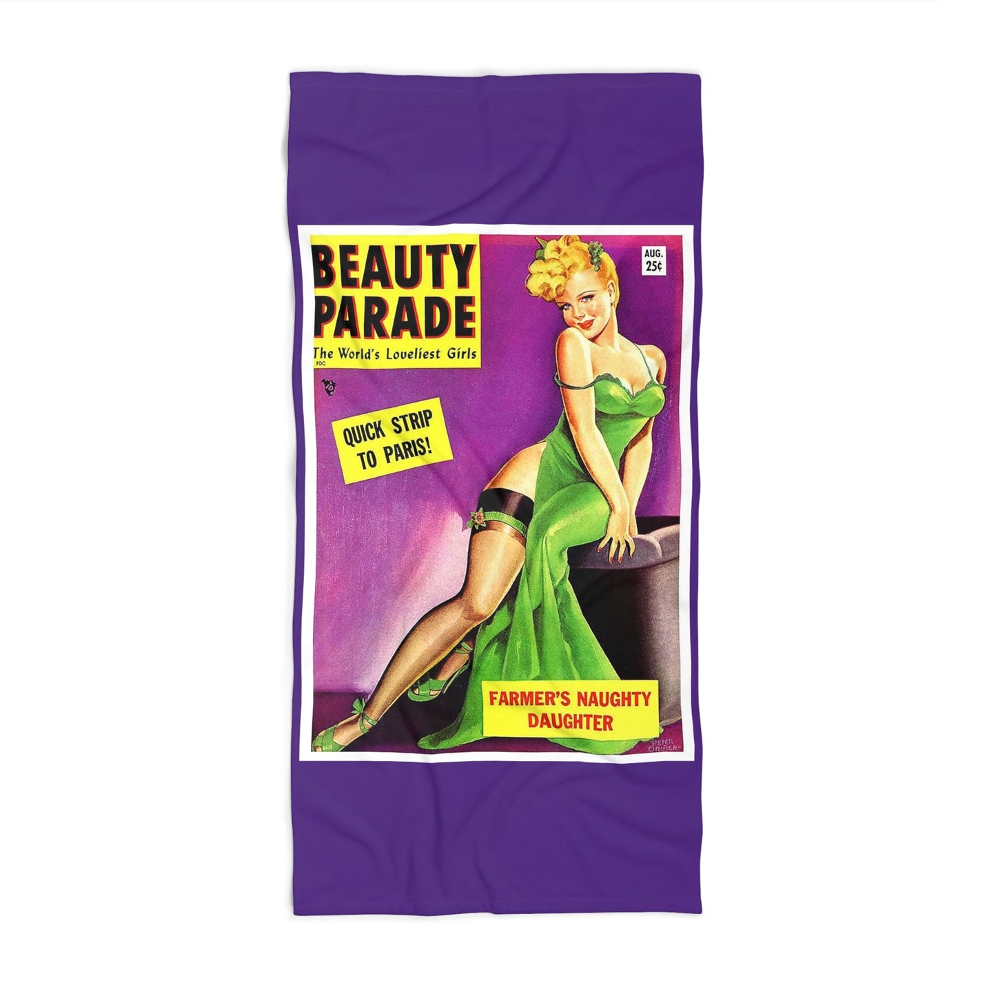 Beauty Parade Beach Towel Purple