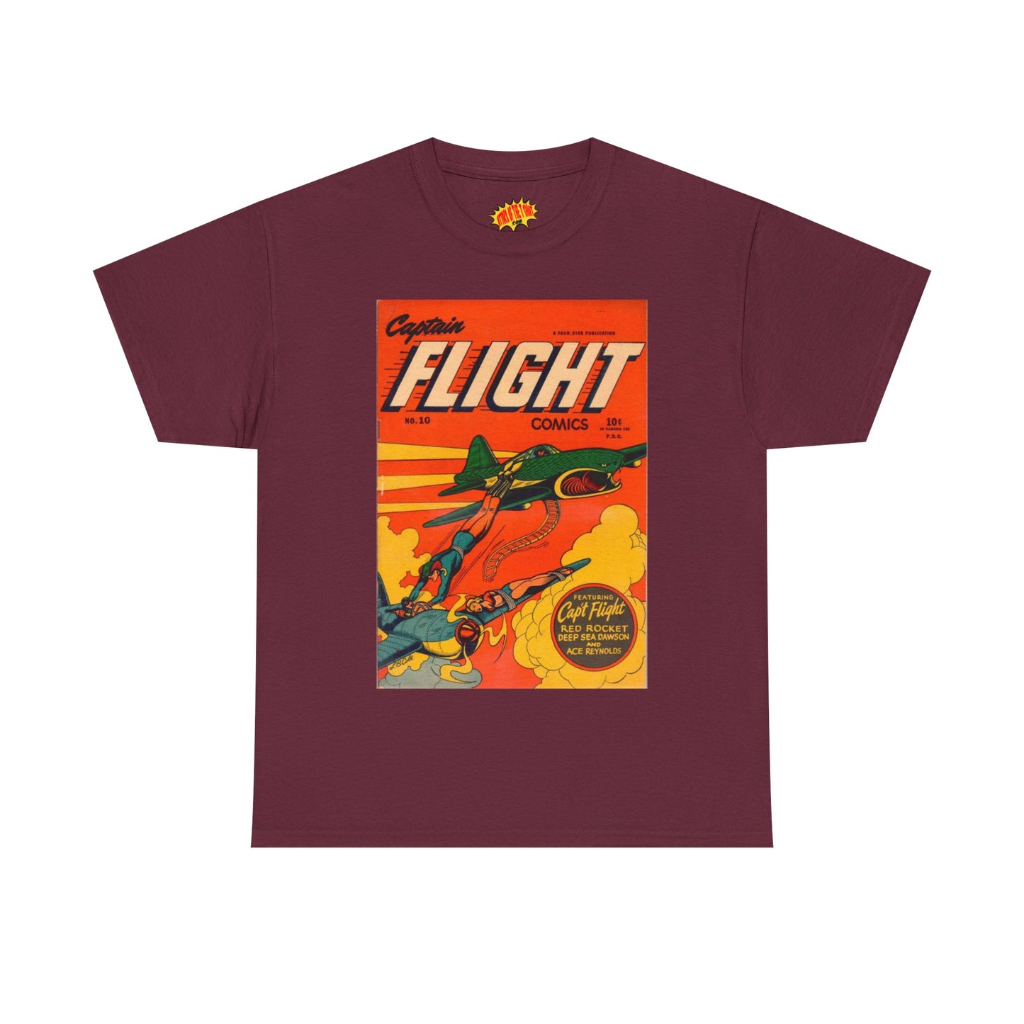Captain Flight No. 10 Comic Tee Shirt *Multiple Colors*