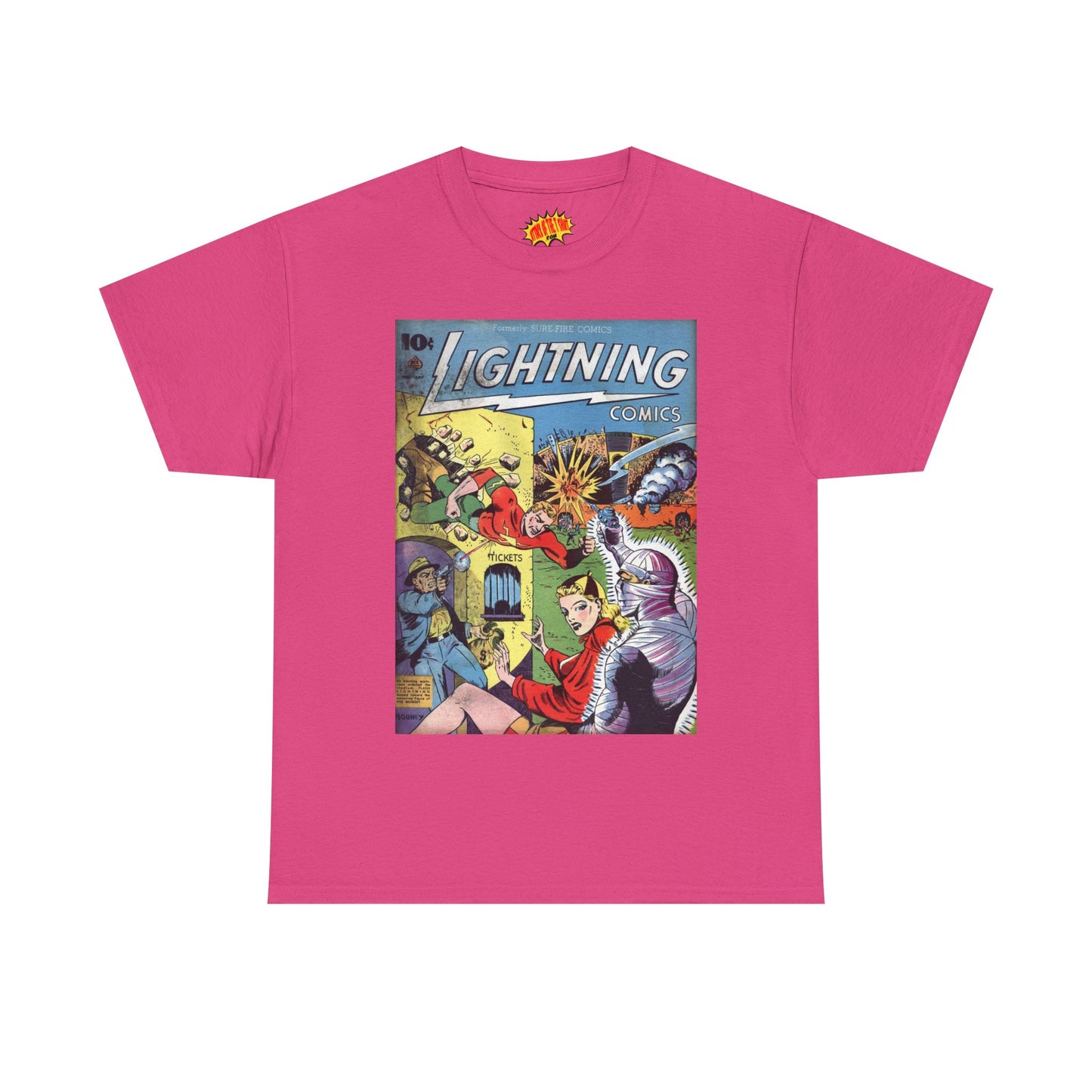 Lightning Comics February Comic Tee Shirt *Multiple Colors*