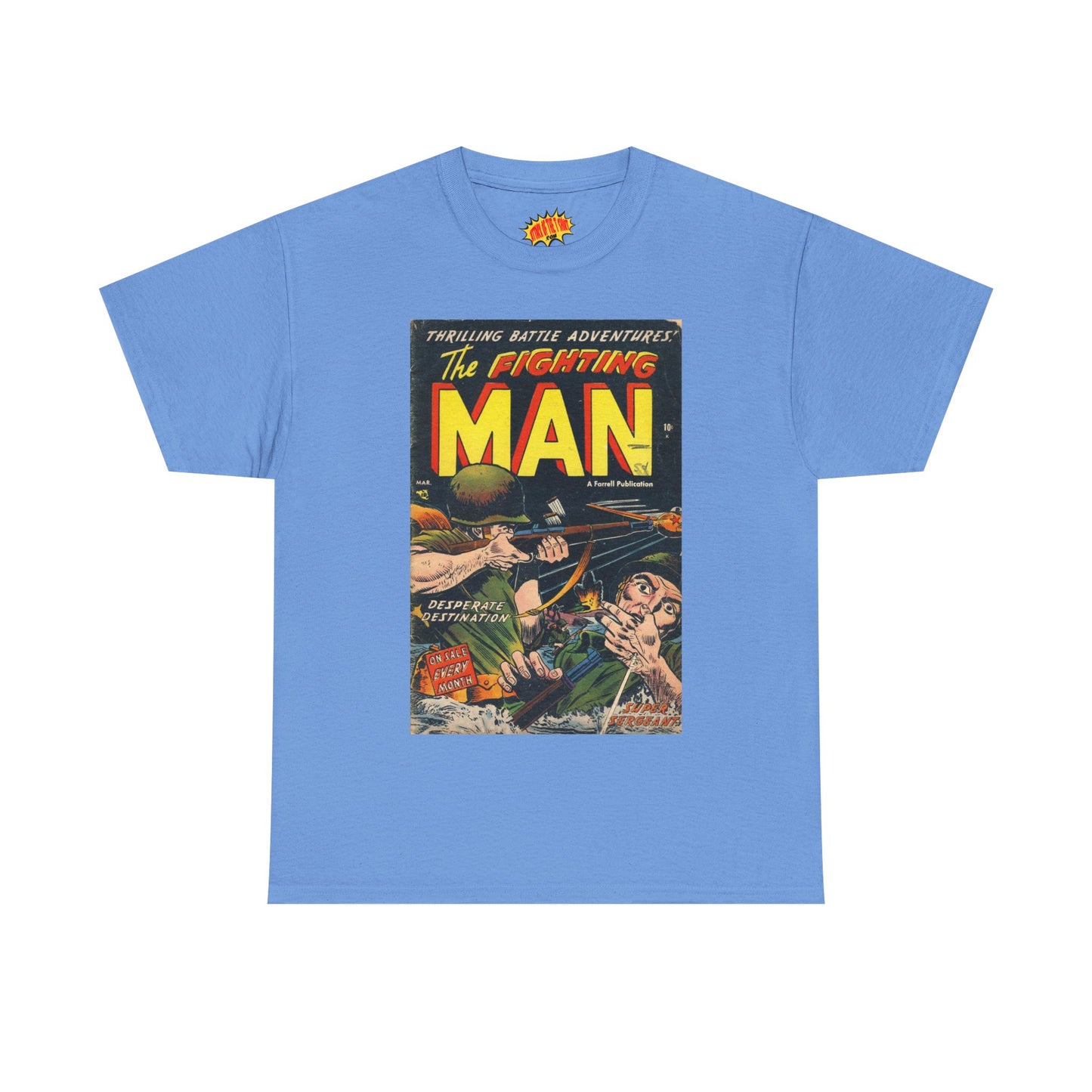 The Fighting Man March Comic Tee Shirt *Multiple Colors*