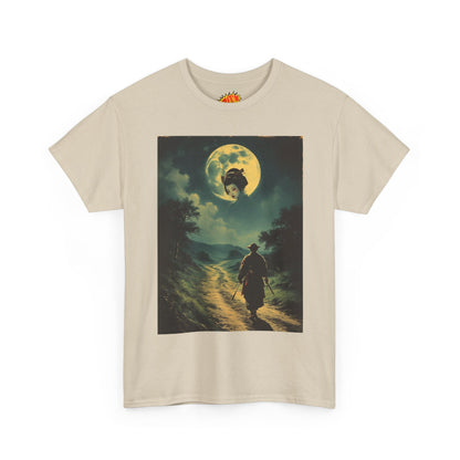 Travelling Samurai w/Moon Geisha Woman T-Shirt