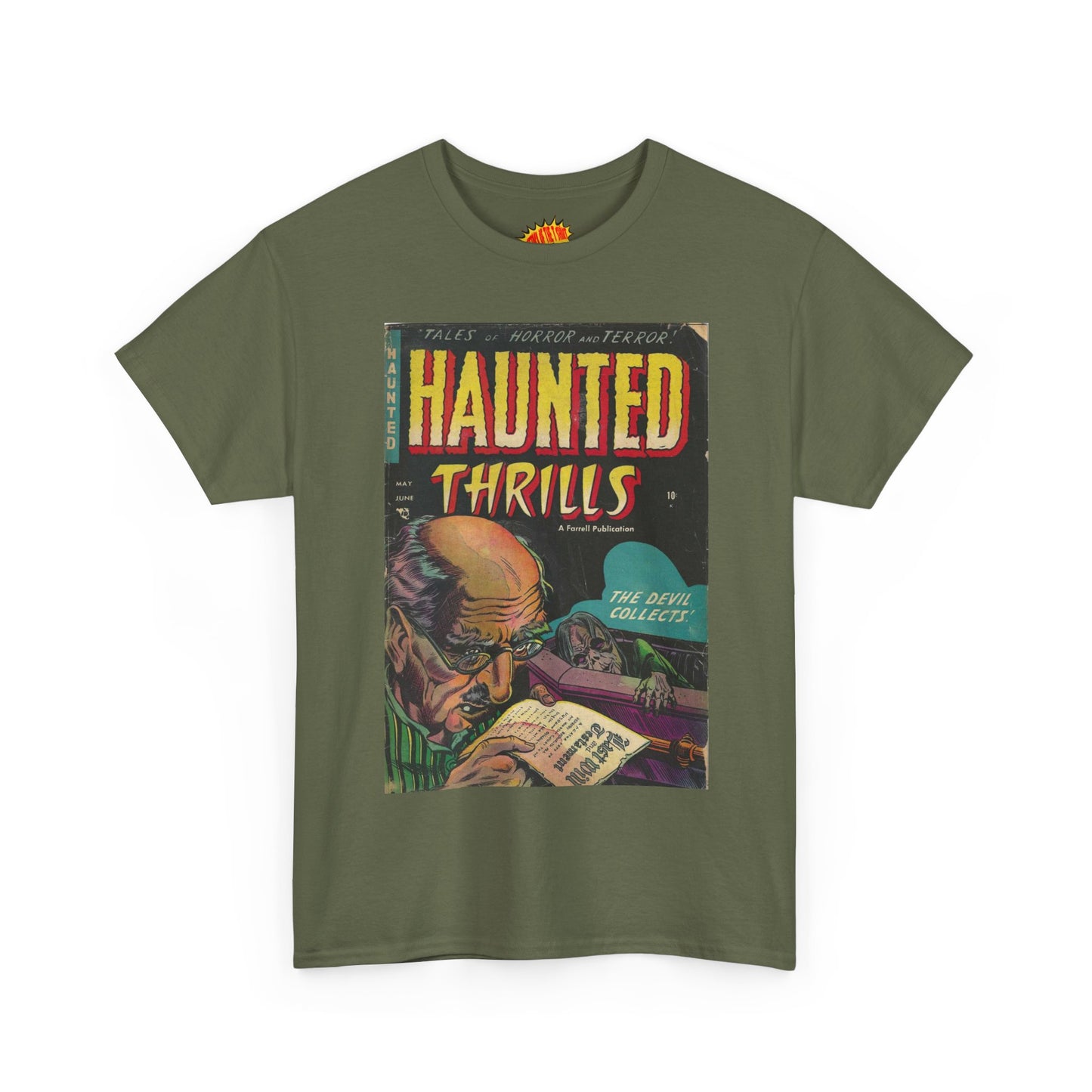 Haunted Thrills May - June Comic Tee Shirt *Multiple Colors*