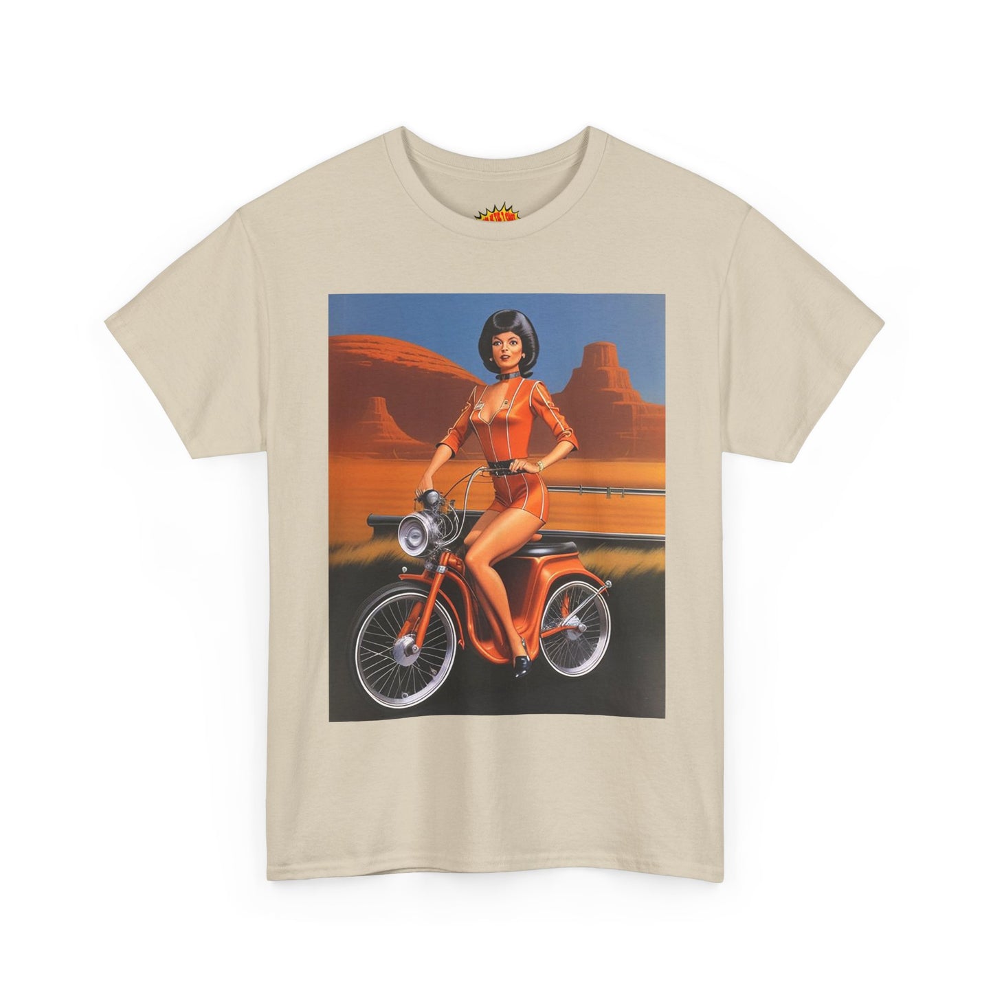 Retro Scooter Lady T-Shirt *Multiple Colors*