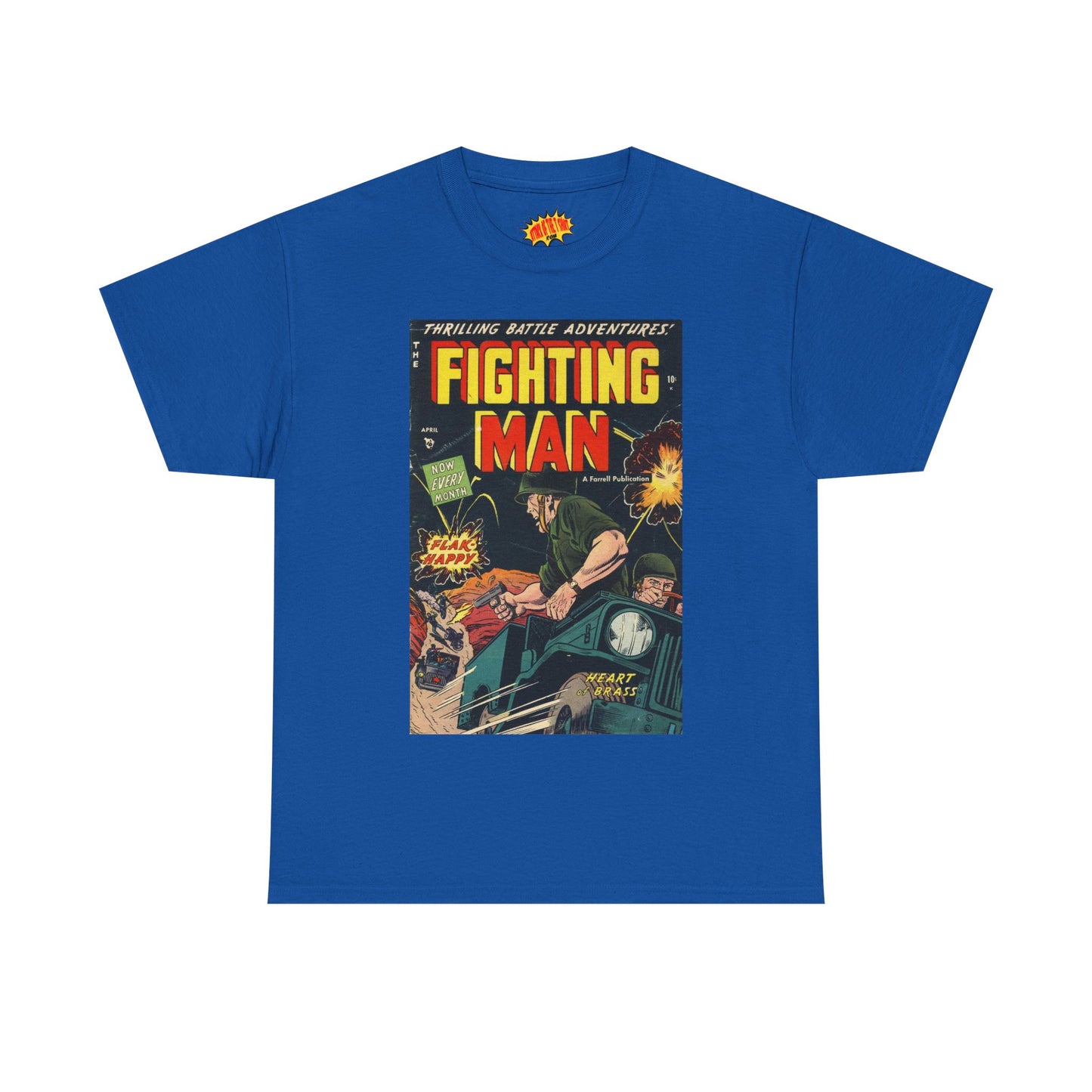 The Fighting Man April Comic Tee Shirt *Multiple Colors*