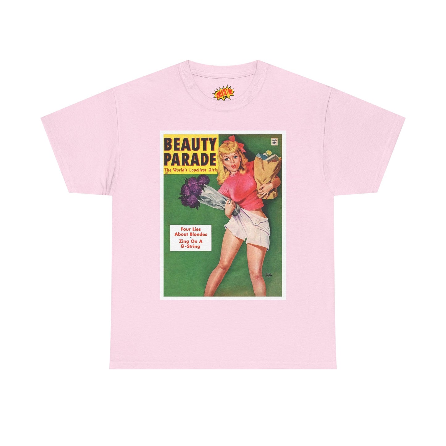 Beauty Parade Pin-Up - Heavy Cotton Tee *Many Sizes and Colors Available*
