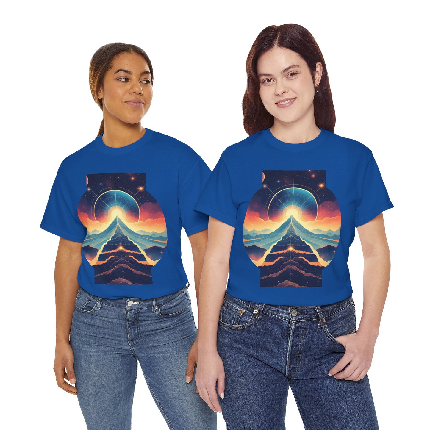 Cosmic Stairway Galaxy Graphic Art Tee Shirt *Multiple Colors*