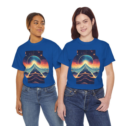 Cosmic Stairway Galaxy Graphic Art Tee Shirt