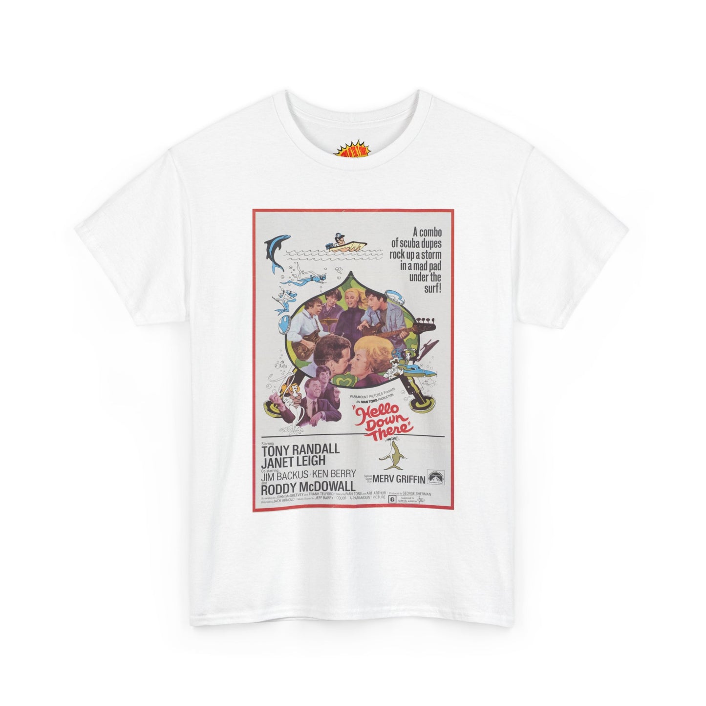 Hello Down There Movie Poster T-Shirt *Multiple Colors*