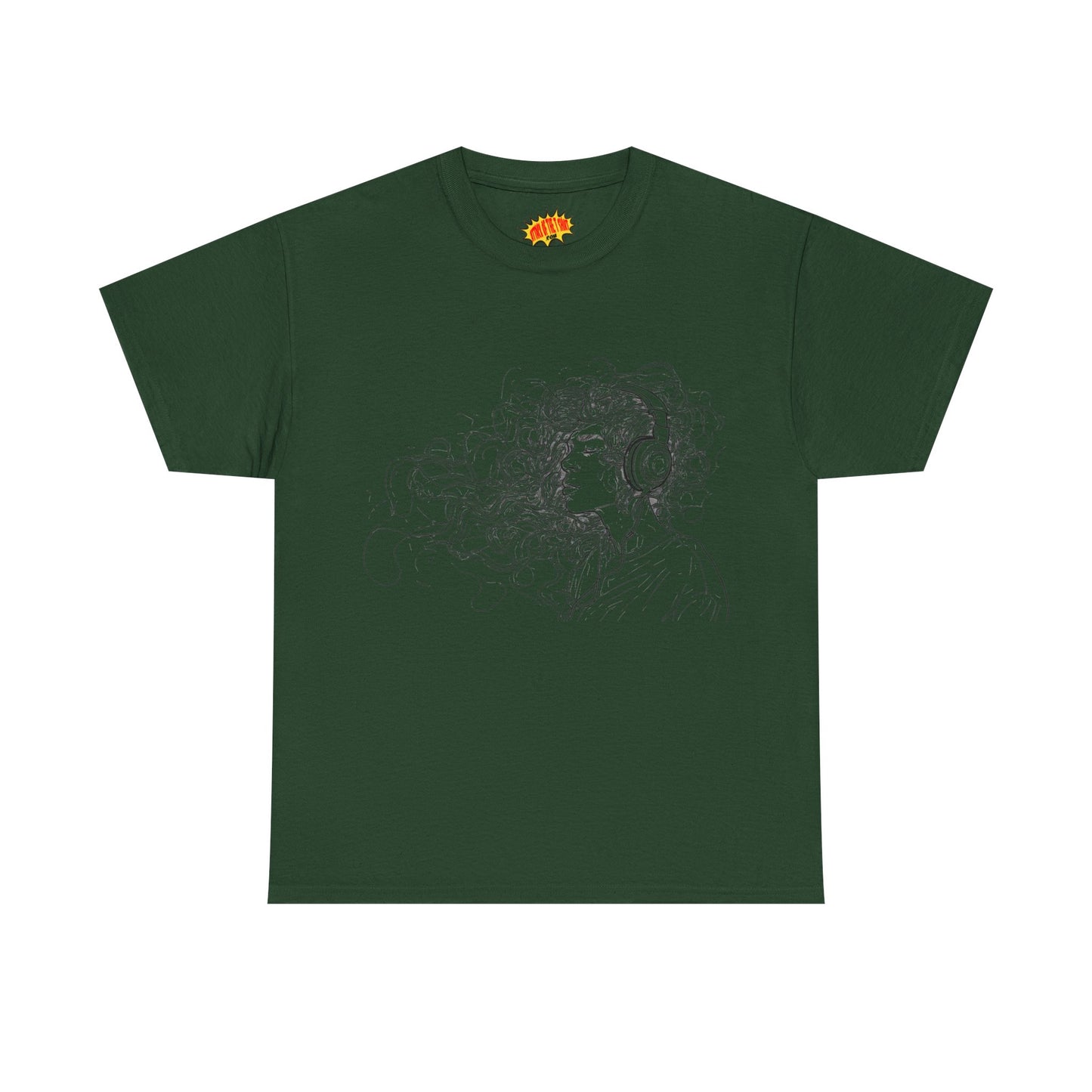 Line Drawing Portrait Graphic Musical Art Tee Shirt *Multiple Colors*