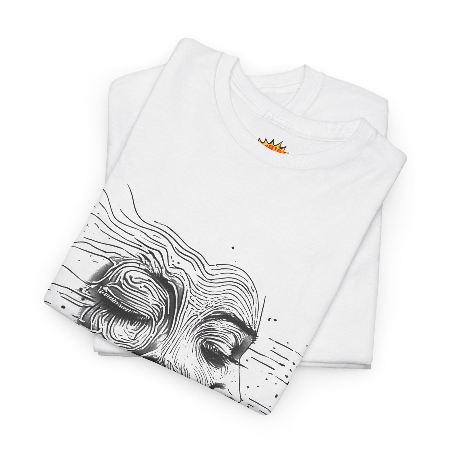 Line Drawing Graphic Art Faces Tee Shirt *Multiple Colors*
