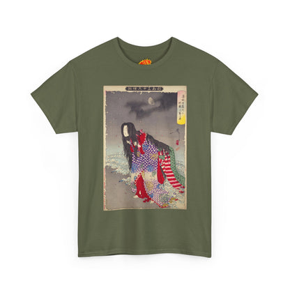 Kiyohime - 36 Ghosts Yoshitoshi Heavy Cotton Tee Many Sizes and Colors Available