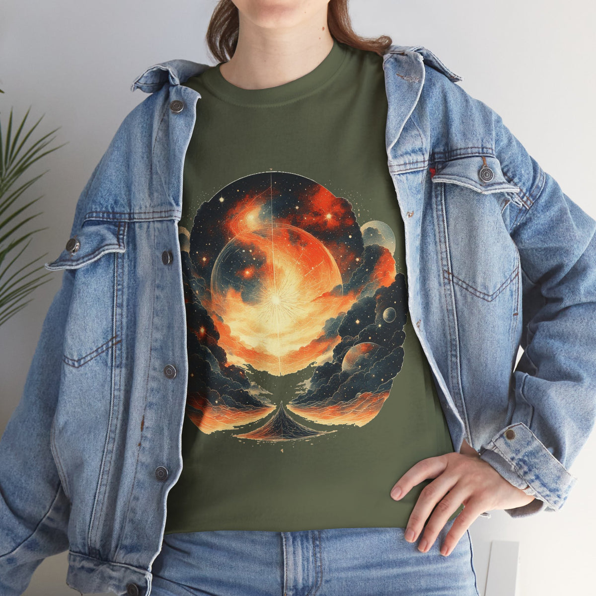 Moonscape w/Clouds Graphic Tee Shirt