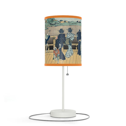 The Sazai Hall by Hokusai Japanese Lamp