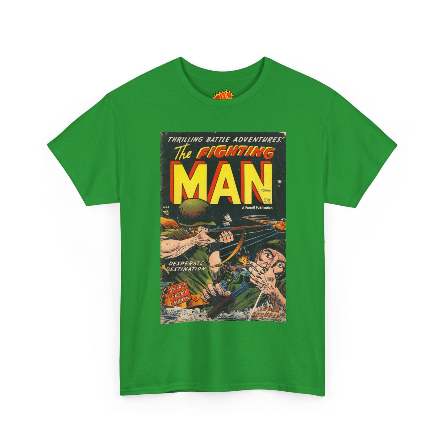 The Fighting Man March Comic Tee Shirt *Multiple Colors*