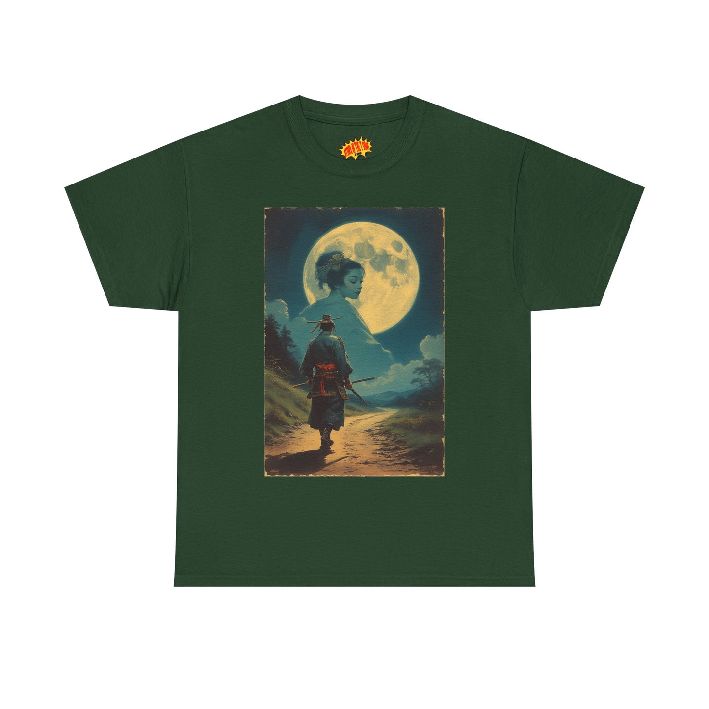 Travelling Samurai w/Cloud Woman T-Shirt *Multiple Colors*