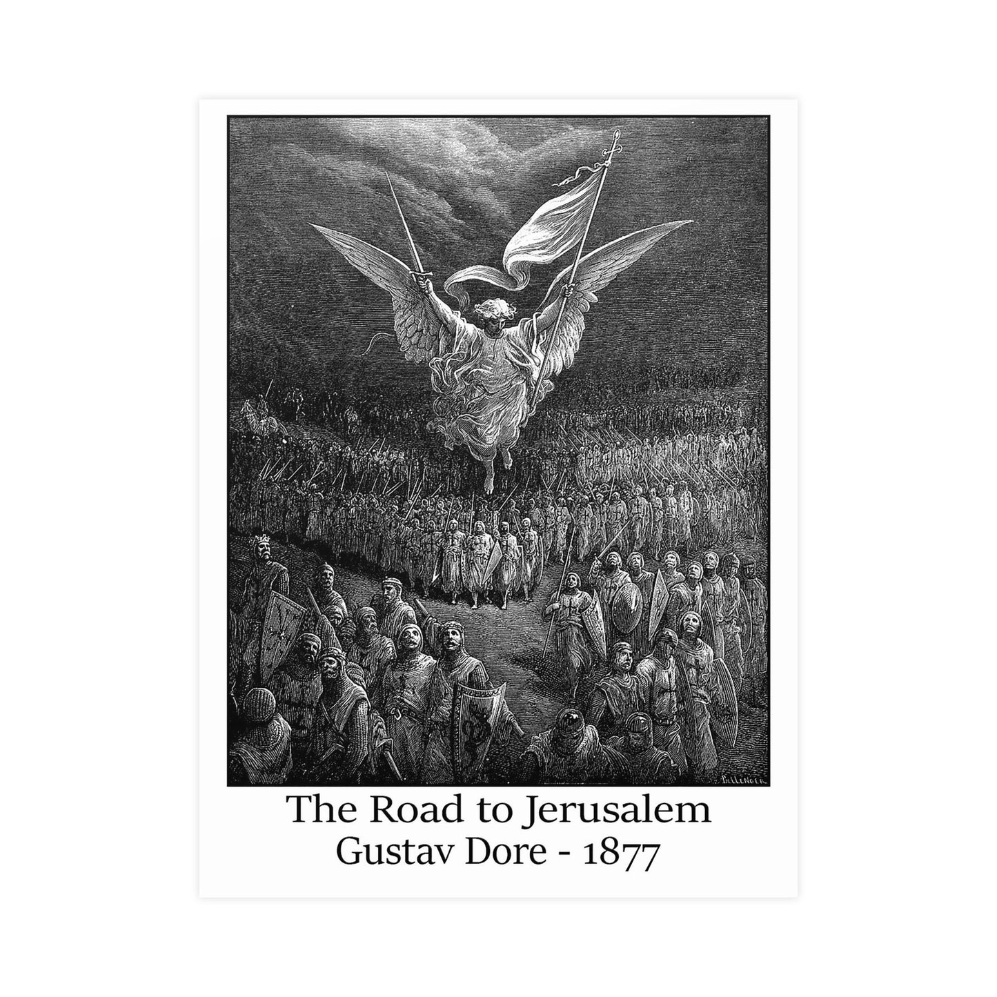 The Road to Jerusalem - Gustav Dore, 1877
