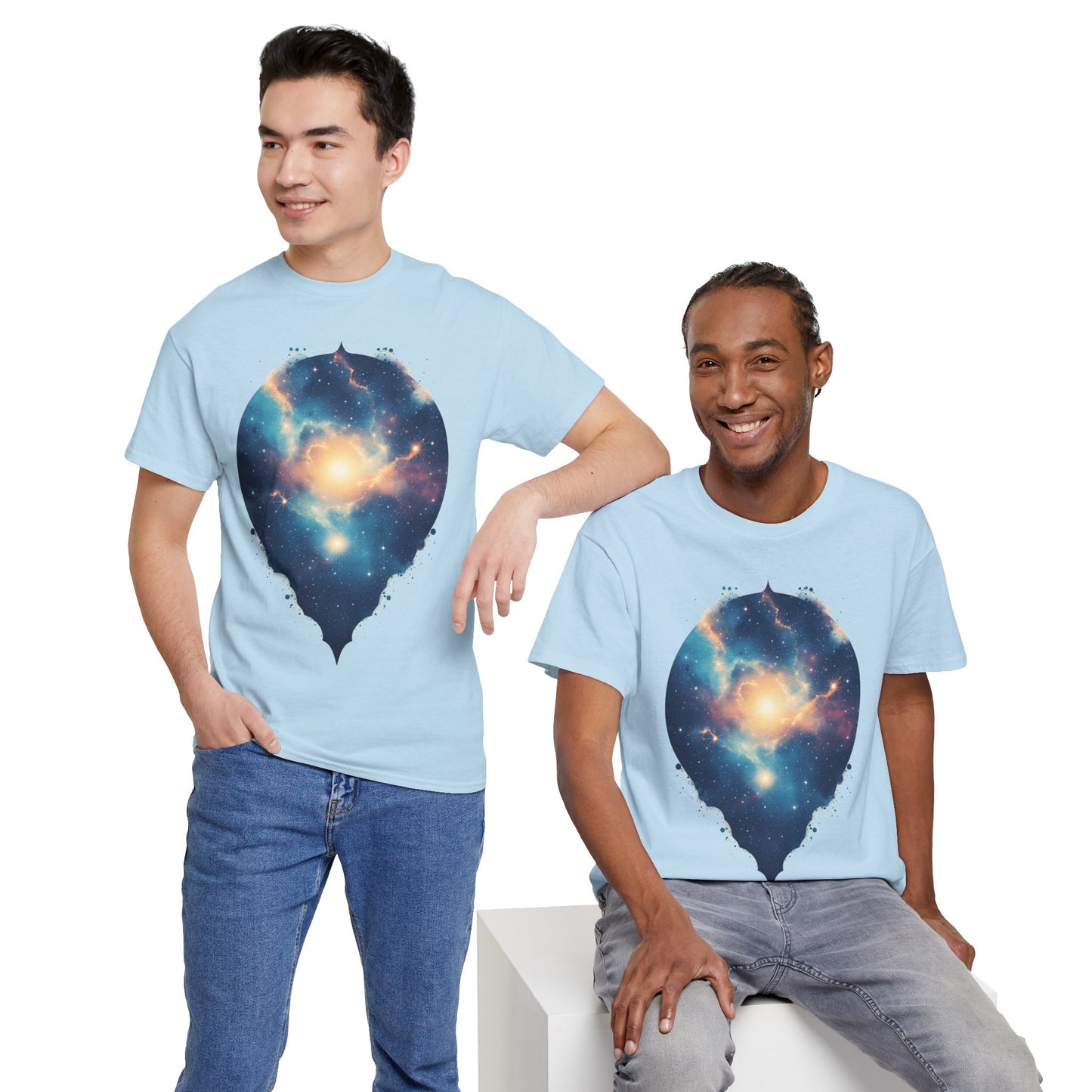 Nebula Graphic Space Art Tee Shirt *Multiple Colors*