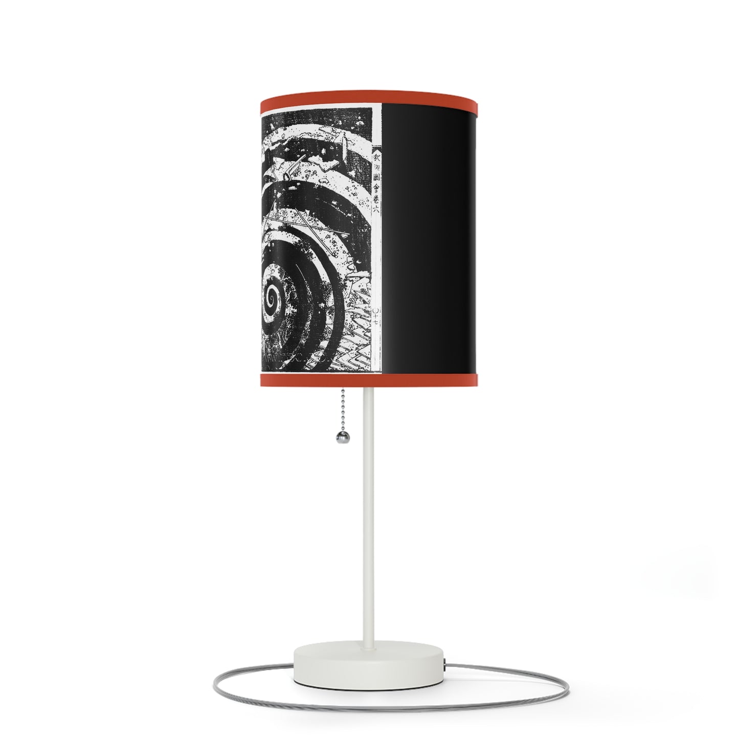 Destruction by Hokusai Japanese Woodcut Lamp