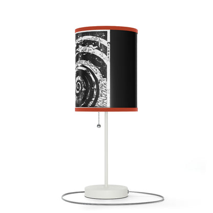 Destruction by Hokusai Japanese Woodcut Lamp
