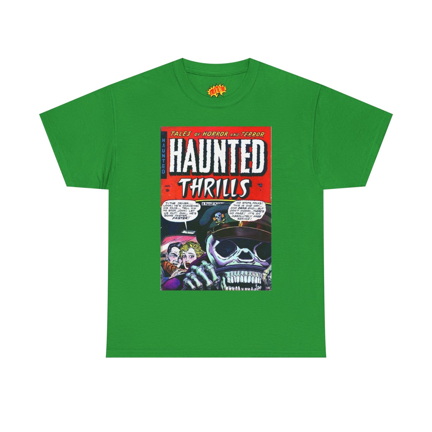 Haunted Thrills January Comic Tee Shirt *Multiple Colors*