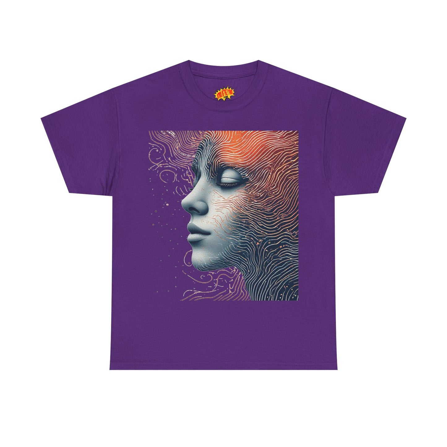 Graphic Art Face Tee Shirt *Multiple Colors*