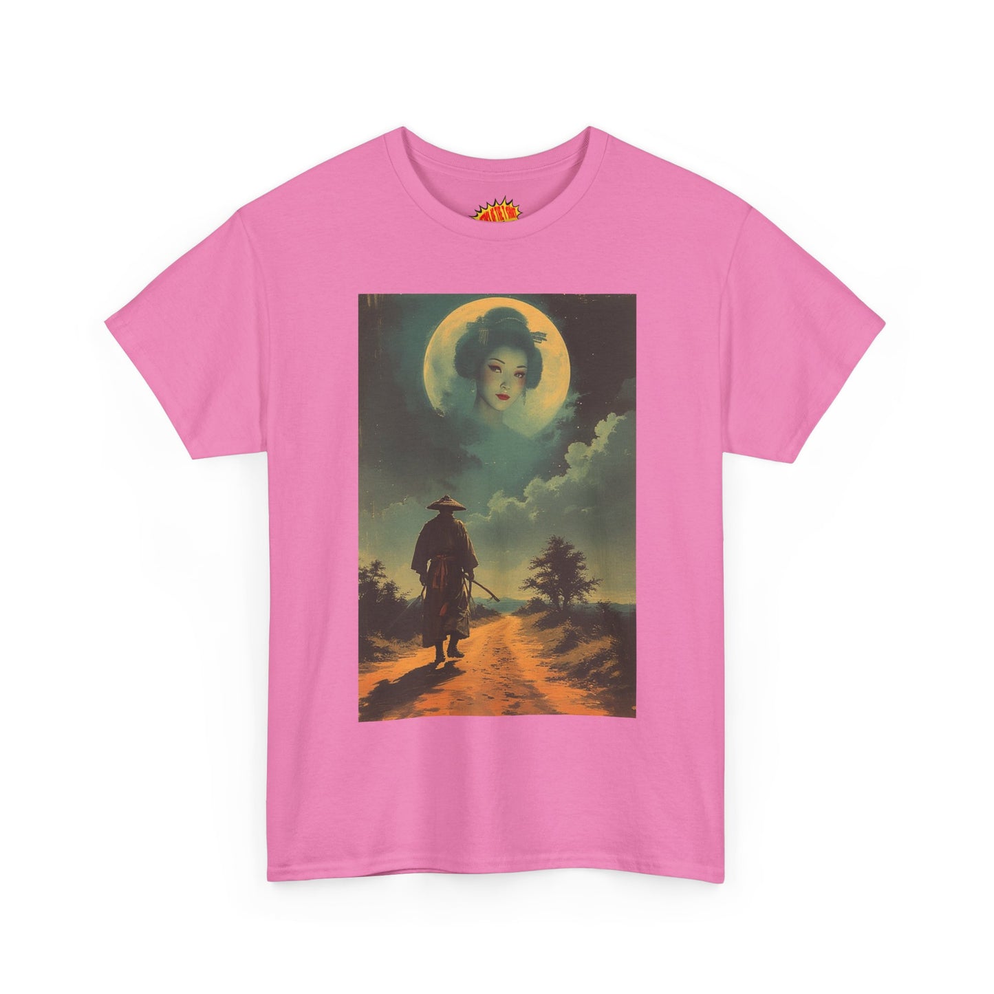 Walking Samurai w/Full Moon Woman T-Shirt *Multiple Colors*
