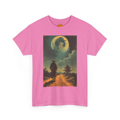 Walking Samurai w/Full Moon Woman T-Shirt