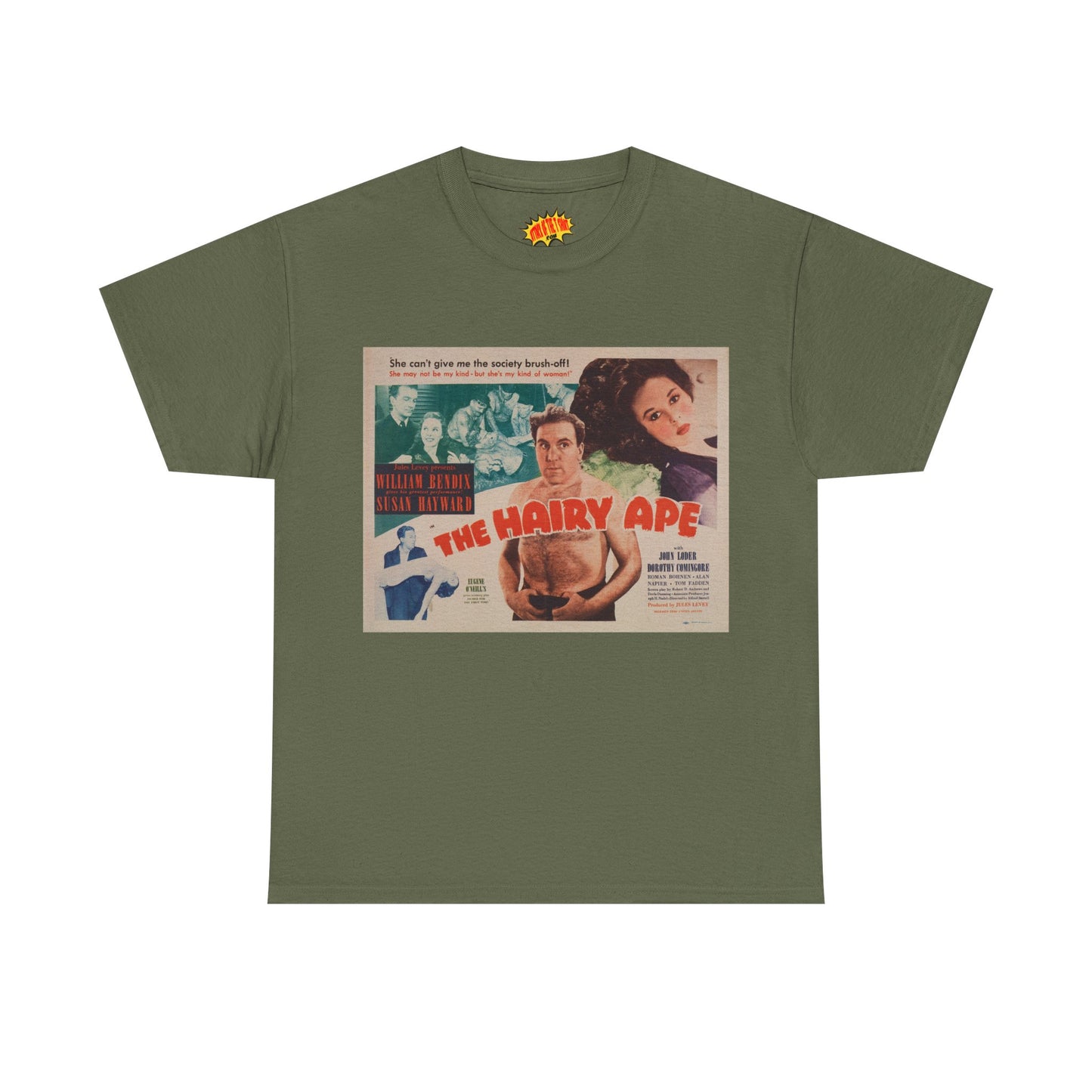 The Hairy Ape Movie Poster T-Shirt *Multiple Colors*