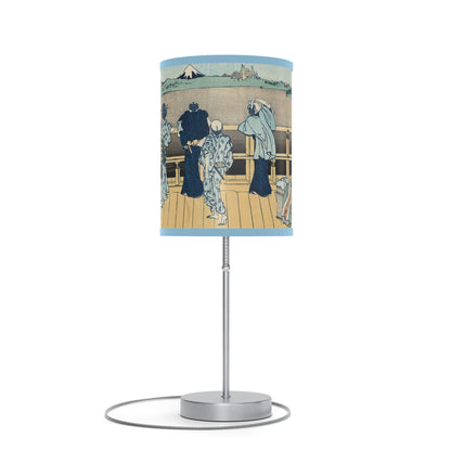 The Sazai Hall by Hokusai Japanese Lamp