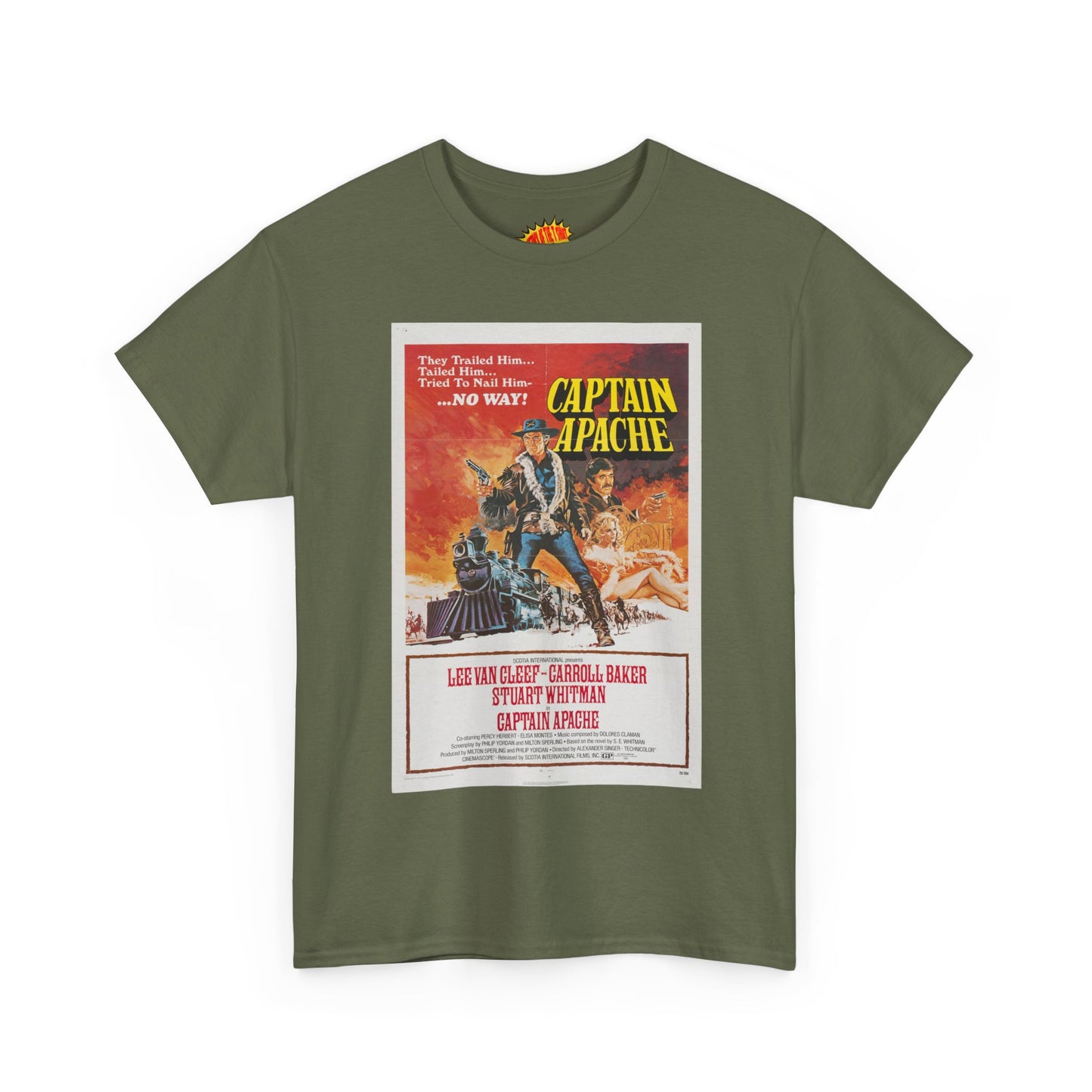 Captain Apache Movie Poster T-Shirt *Multiple Colors*