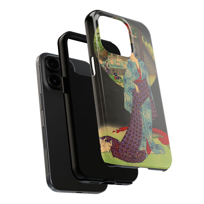 Oji Waterfall by Toyohara Chikanobu, 1890 iPhone Case *Many Sizes Available*