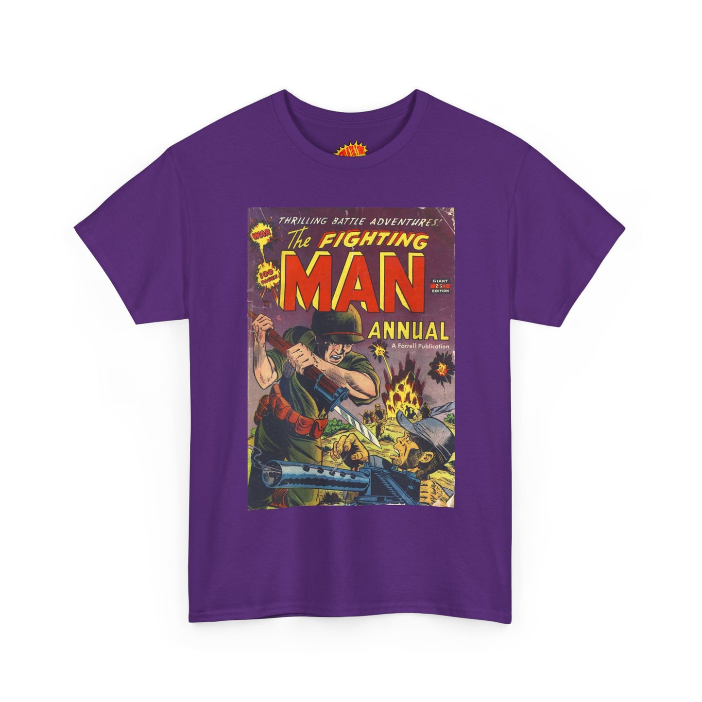 The Fighting Man Annual Comic Tee Shirt *Multiple Colors*
