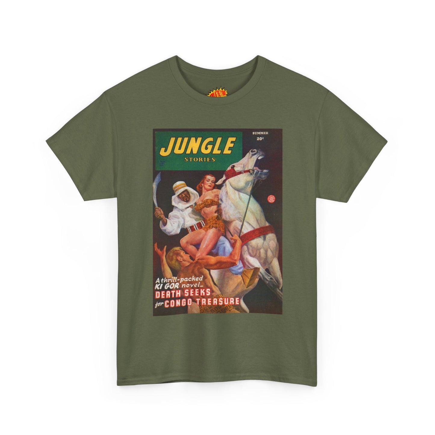 Jungle Stories Summer Comic Tee Shirt *Multiple Colors*