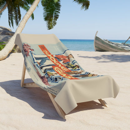 The Young Guns Vintage Movie Poster Beach Towel | Retro Western Art Beach Towel