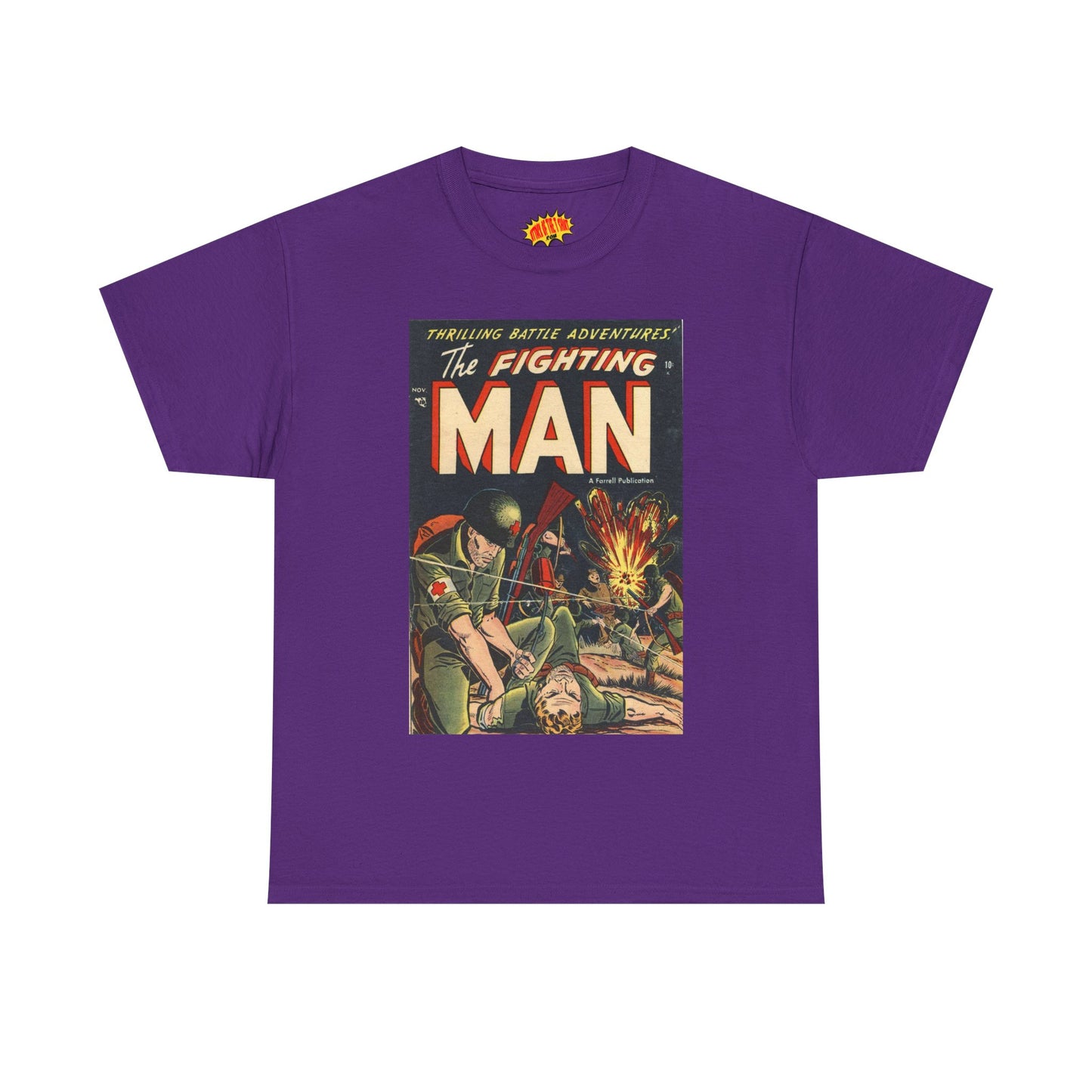 The Fighting Man November Comic Tee Shirt *Multiple Colors*