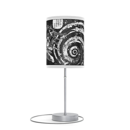 Destruction by Hokusai Japanese Woodcut Lamp