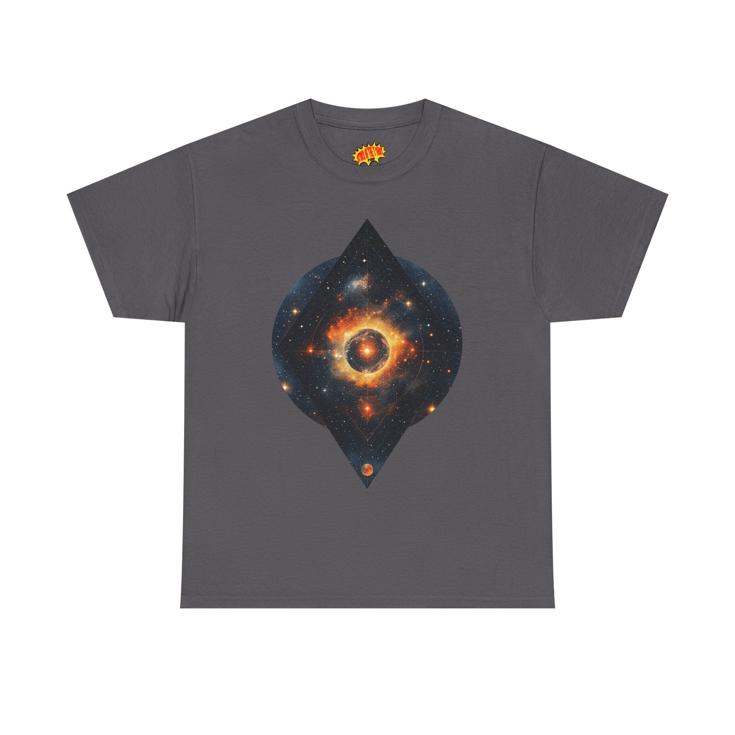 Rounded Diamond Shape Nebula Graphic Space Art Tee Shirt *Multiple Colors*