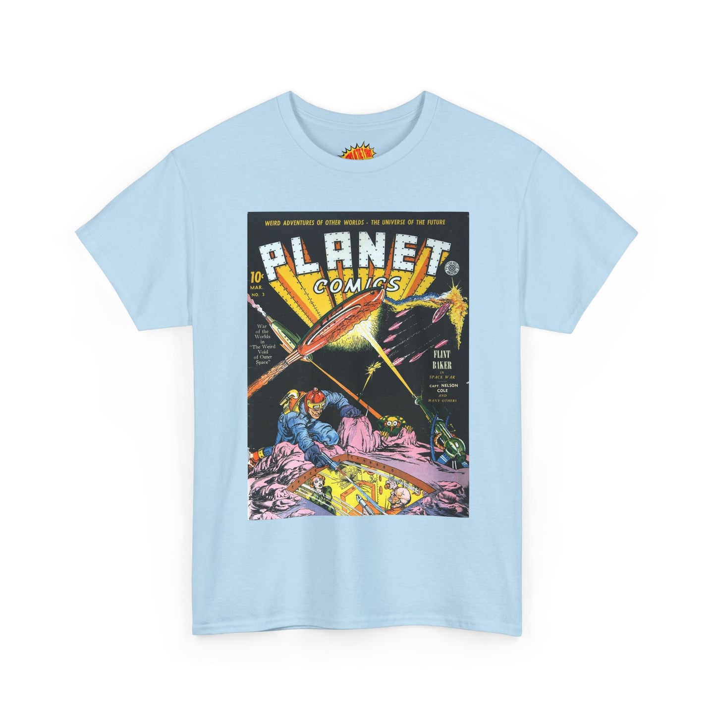 Planet Comics #3 - Heavy Cotton Tee *Light Colors*