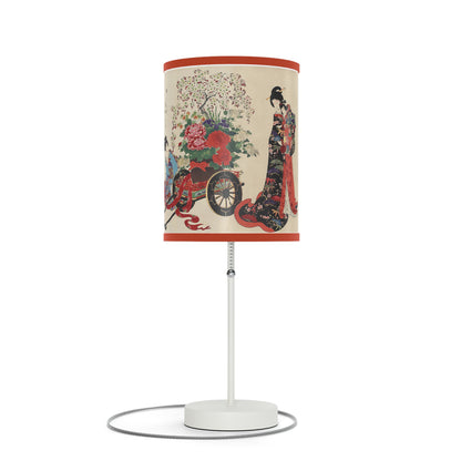 Flower Cart by Chikanobu Japanese Lamp Many Colors Available