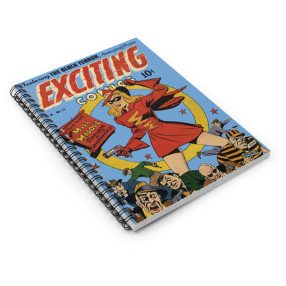 Miss Masque Exciting Comics #53 Spiral Notebook