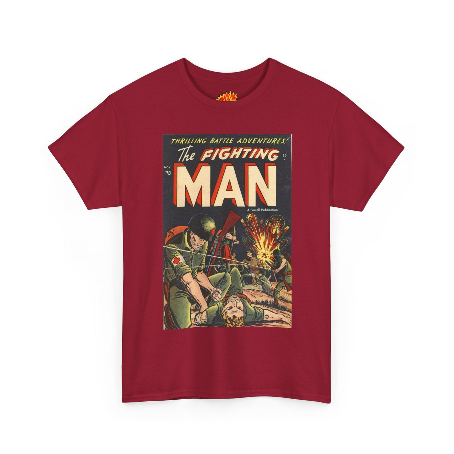 The Fighting Man November Comic Tee Shirt *Multiple Colors*