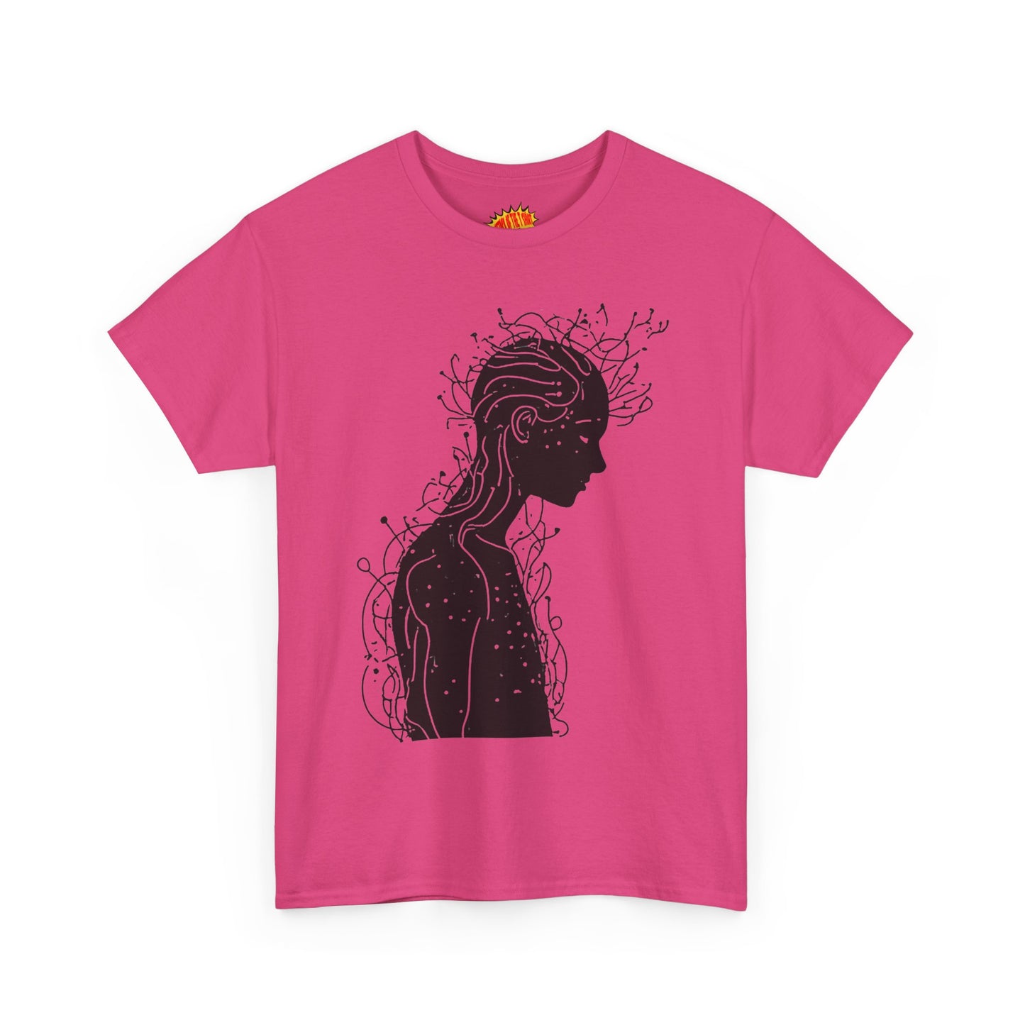 Human Silhouette Line Drawing Graphic Art Tee Shirt *Multiple Colors*