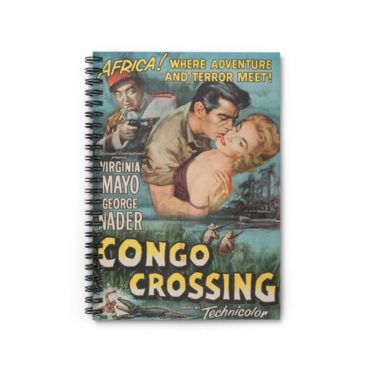 Congo Crossing - Vintage Movie Poster Notebook