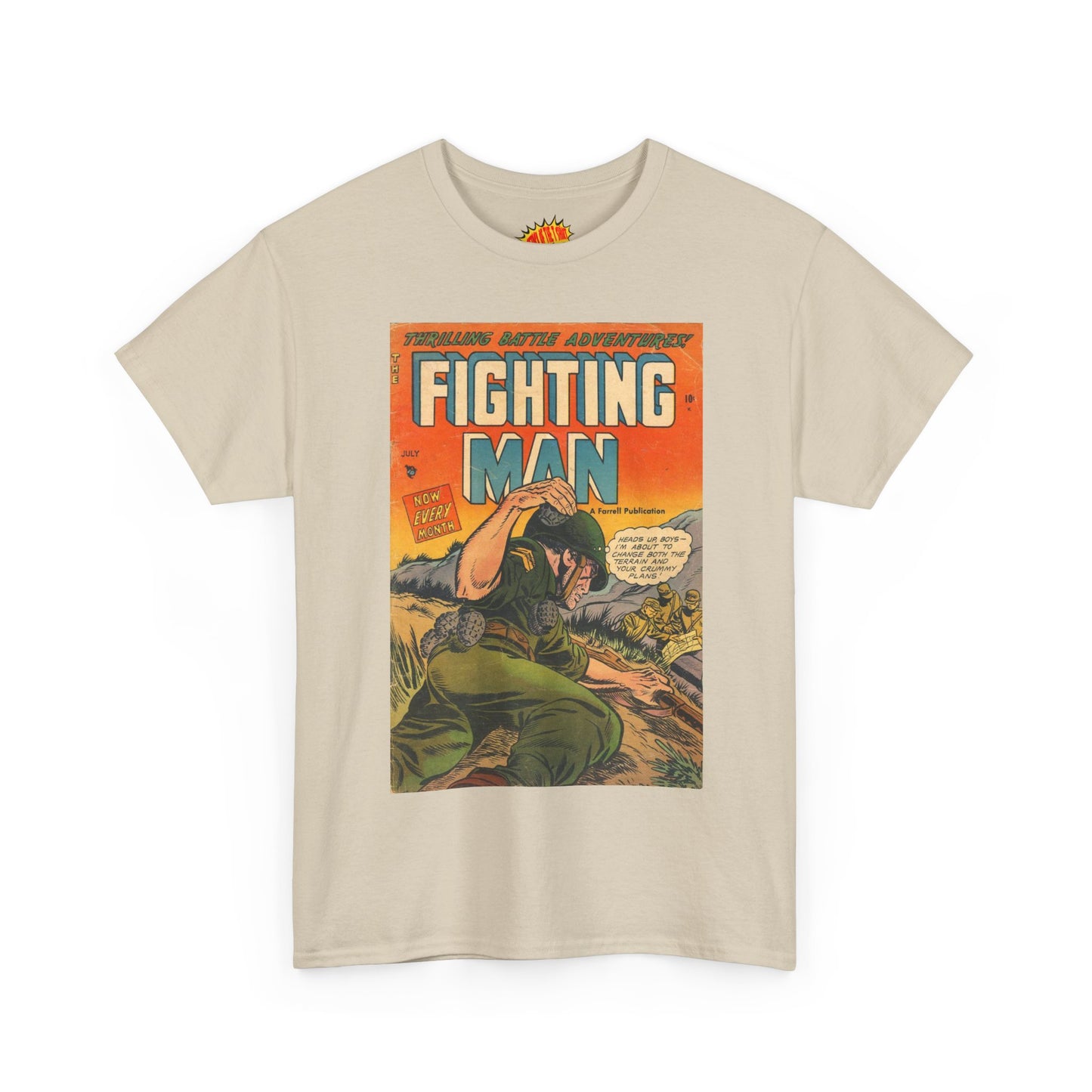 The Fighting Man July Comic Tee Shirt *Multiple Colors*